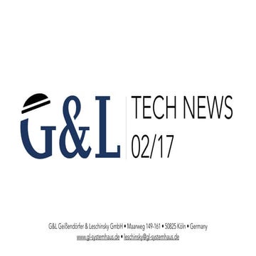 G&L Tech News 02/17