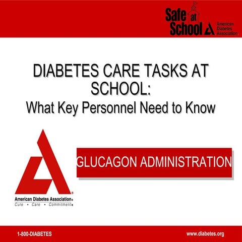 Glucagon administration