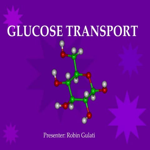 Glucose transport