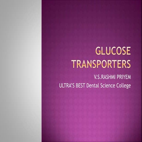 Glucose Transporters
