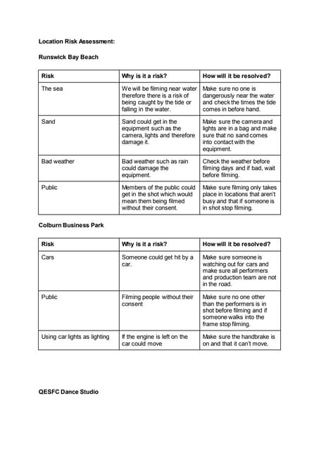 Risk assessment | PPT