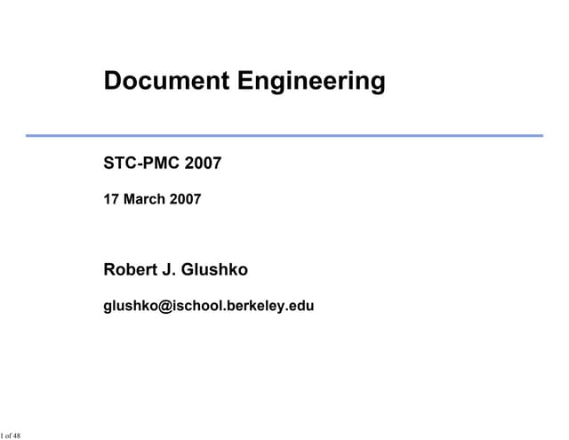 Document Engineering