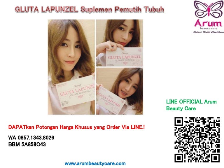 Gluta Lapunzel Original Review Obat Pemutih Kulit Thailand Order 7c
