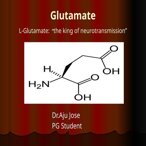 Glutamate ppt for psychiatry residents.pptx