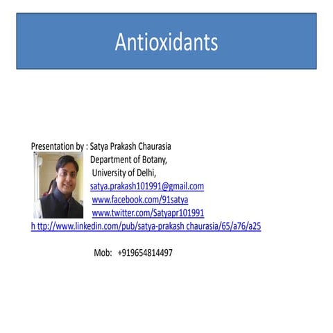 Antioxidants