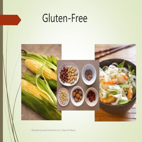 Gluten free presentation