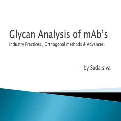 Glycan analysis of mAb’s_Introduction