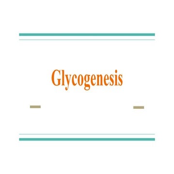 Glycogenesis and glycogenolysis pathways