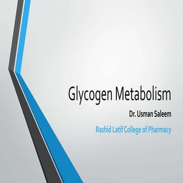 Glycogen metabolism