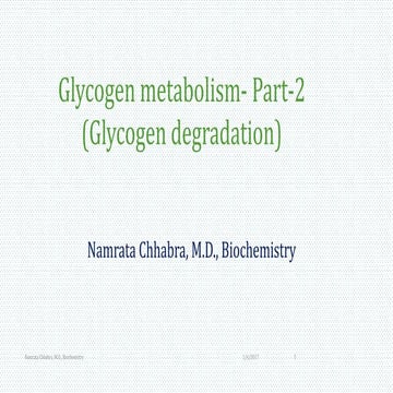 Glycogen  metabolism  part-2