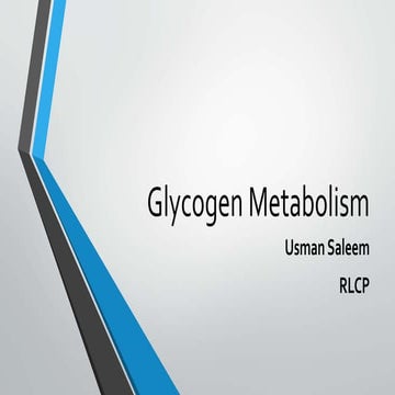 Glycogenolysis