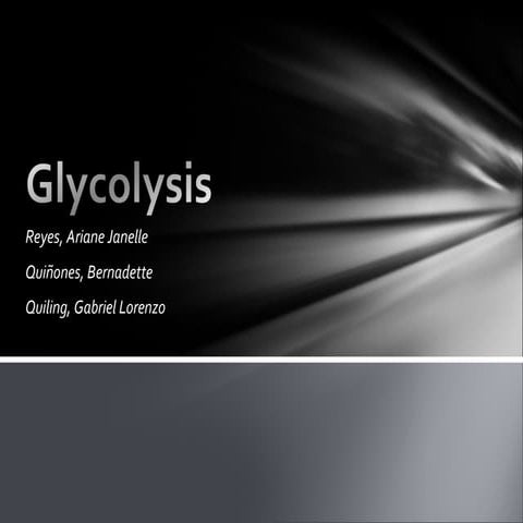 Glycolysis