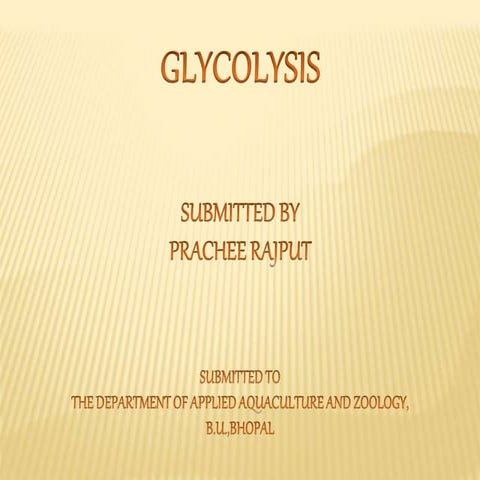 Glycolysis