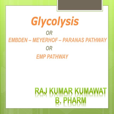 carbohydrate metabolism, Glycolysis, metabolic process of carbohydrates, EMP ...