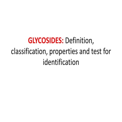 Glycosides