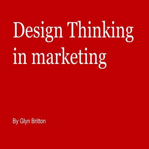 Design Thinking talk