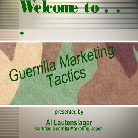 Guerrilla Marketing Tactics - World of Asphalt 2015 - Baltimore   60-90 minutes