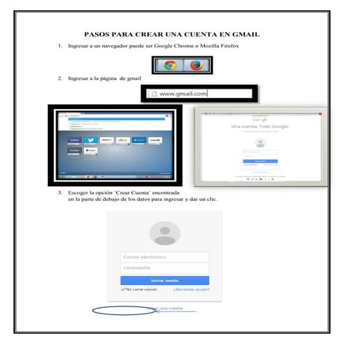 Crear cuenta en gmail | PDF