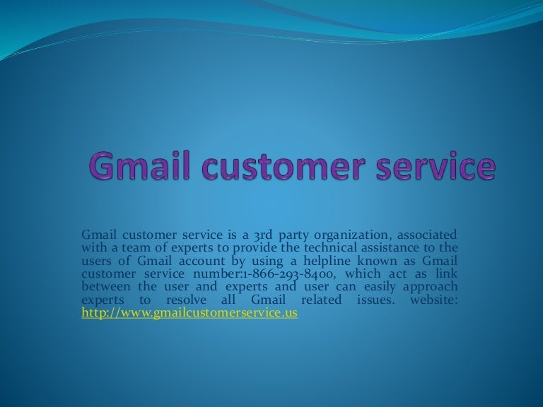 Gmail customer service