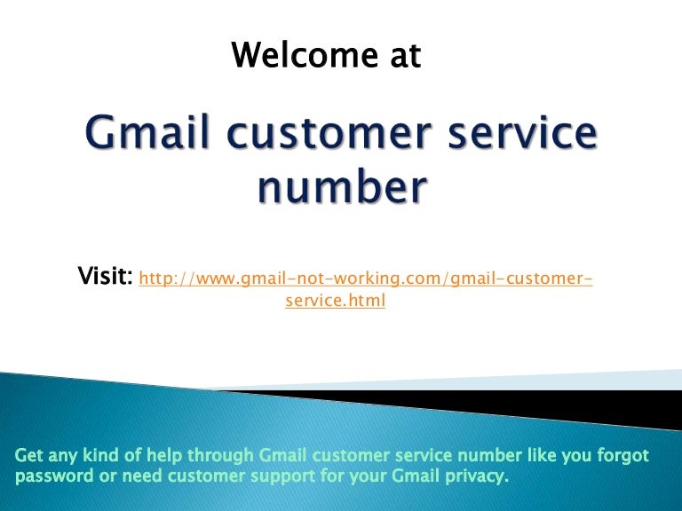 Gmail Customer Service Number