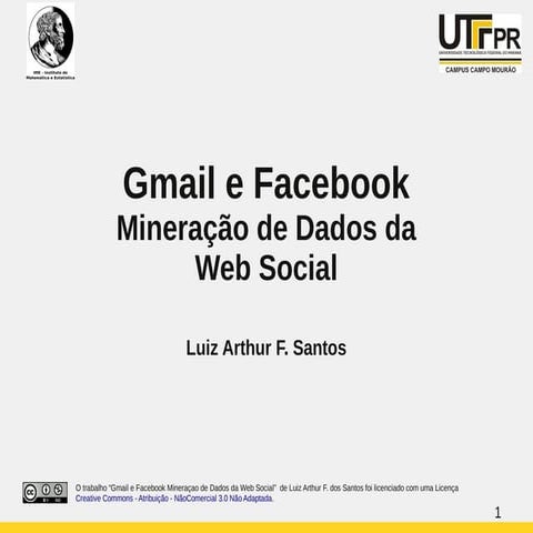 Mineração de dados no Gmail e Facebook