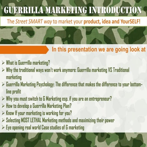 An Entrepreneur's Guide to Guerrilla Marketing: A Condensed Crash Course