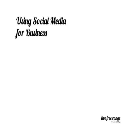 Guardian Media Academy: Social Media for Business Sept 2012