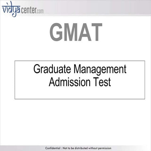 Gmat Ppt