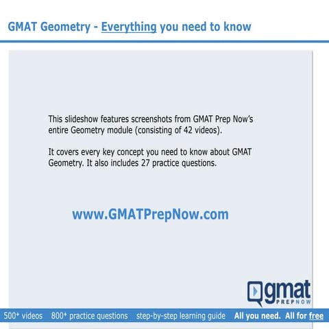 GMAT Geometry - everything you need to know 