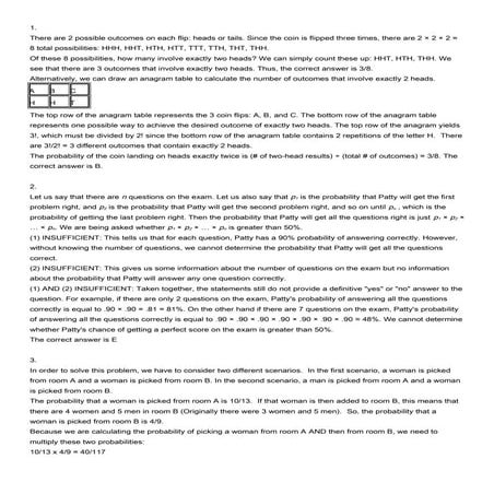 Gmat quant topic 8   probability solutions