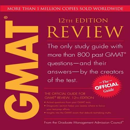 GMAT Review 12th Edition
