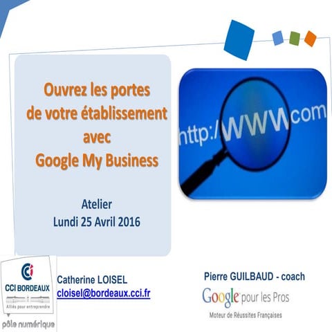 Créer et gérer sa page Google My Business