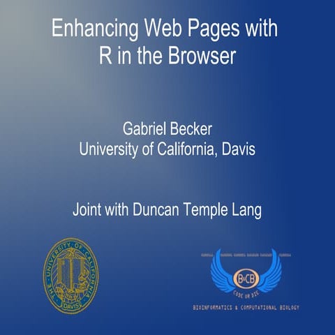 RBrowserPlugin Project (Gabriel Becker)
