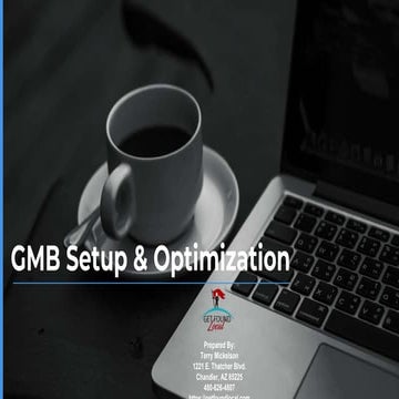 GMB - Google My Business Setup & Optimization