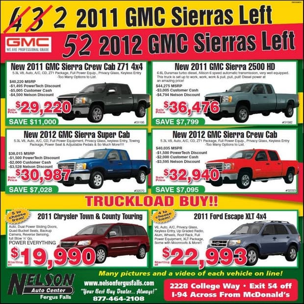GMC Sierras Sale Special MN GMC Dealer Fergus Falls