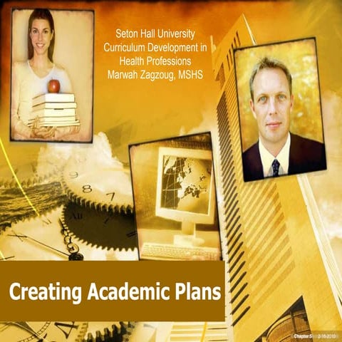 Curriculum Development in Health Professions - Creating Academic Plans   