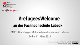 #refugeesWelcome an der Fachhochschule Lübeck