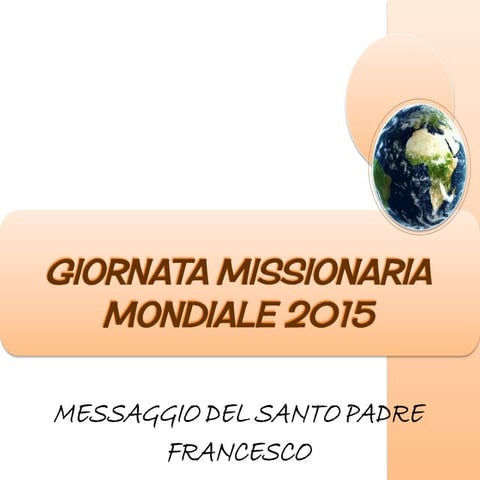 GMM ottobre 2015 PPT_ita