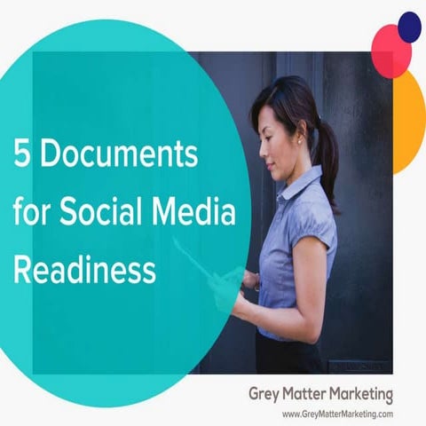 Always Be Prepared: 5 Documents for Social Media Readiness