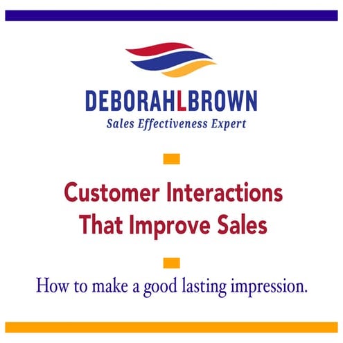 Great Customer Interactions that Improve Sales