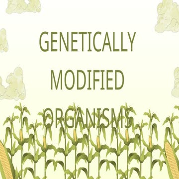 Genetically Modified or also known as GMO.pptx
