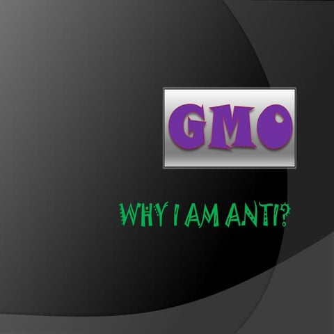 Gmo powerpoint