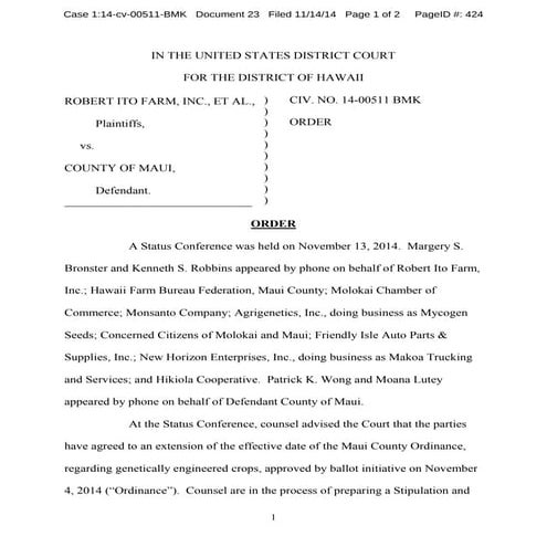 Louis Charles Hamilton II PLAINTIFF MOTION FOR WRIT OF ATTACHMENT No. A ...