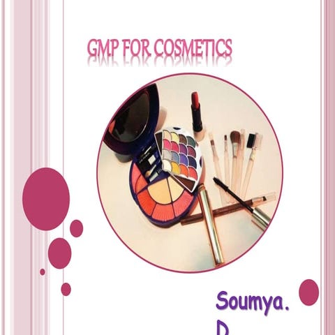 Gmp cosmetics