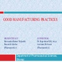 Good Manufacturing Practices by RK Vidyarthi