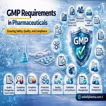 GMP Requirements in Pharmaceuticals industry | PPTX