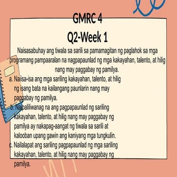 Q1_GMRC_PPT_WEEK 1.pptx QUARTER 1 WEEK 1 | PPTX