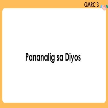 GMRC PPT W5QUARTER 1 DAY 5 FOR GRADE 3 GRADE 3