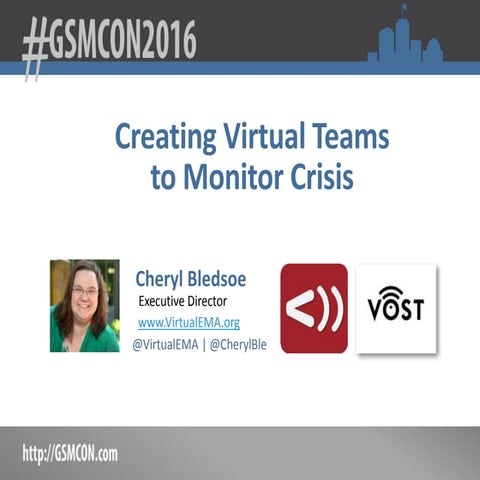 #GSMCon2016 Virtual Team Presentation