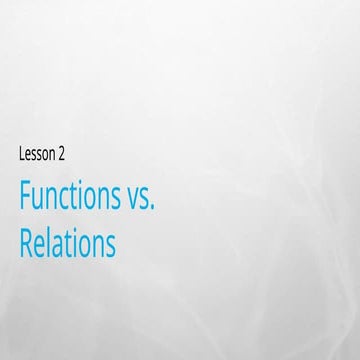 Understanding Functions and Relations: Definitions, Differences, and ...